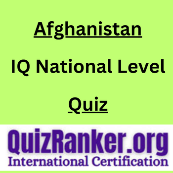 Afghanistan IQ National Level Championship Quiz 2024