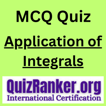 Application of Integrals MCQ Exam Quiz