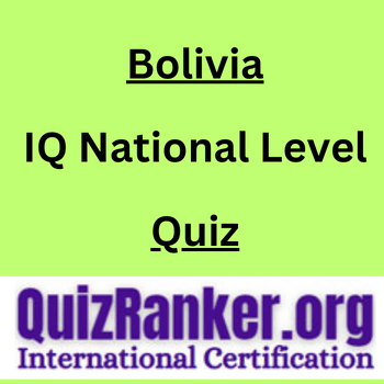 Bolivia IQ National Level Championship Quiz 2024