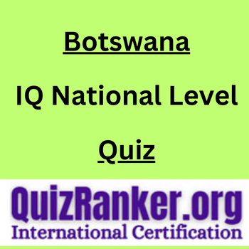 Botswana IQ National Level Championship Quiz 2024
