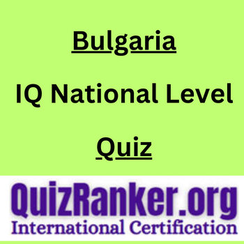 Bulgaria IQ National Level Championship Quiz 2024