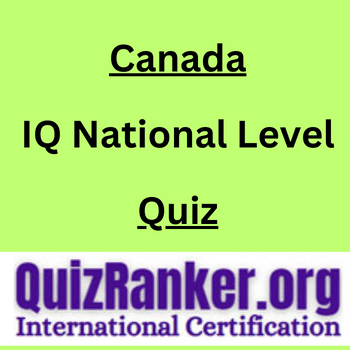 Canada IQ National Level Championship Quiz 2024