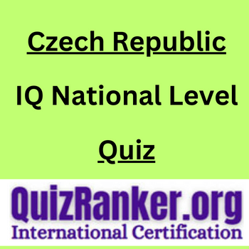 Czech Republic IQ National Level Championship Quiz 2024
