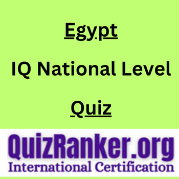 Egypt IQ National Level Championship Quiz 2024