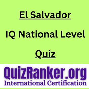 El Salvador IQ National Level Championship Quiz 2024