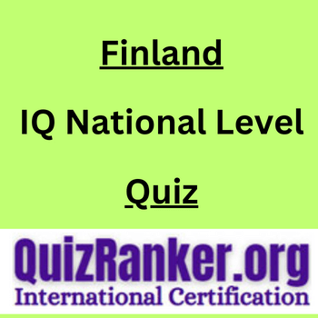 Finland IQ National Level Championship Quiz 2024