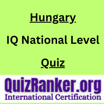 Hungary IQ National Level Championship Quiz 2024