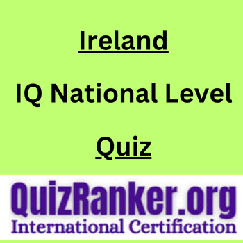 Ireland IQ National Level Championship Quiz 2024