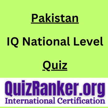 Pakistan IQ National Level Championship Quiz 2024 1