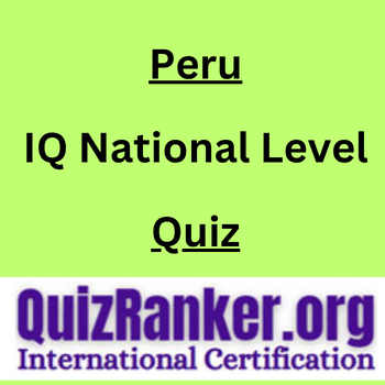 Peru IQ National Level Championship Quiz 2024