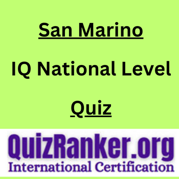 San Marino IQ National Level Championship Quiz 2024