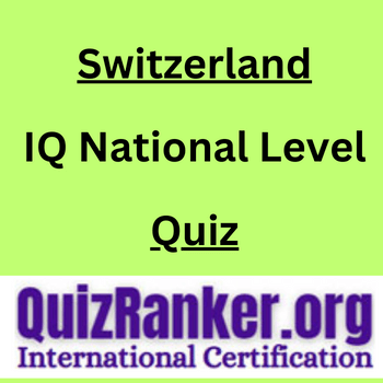 Switzerland IQ National Level Championship Quiz 2024