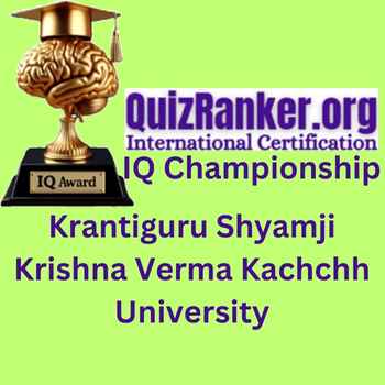 Krantiguru Shyamji Krishna Verma Kachchh University