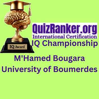 MHamed Bougara University of Boumerdes