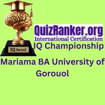 Mariama BA University of Gorouol