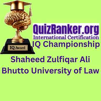 Shaheed Zulfiqar Ali Bhutto University of Law