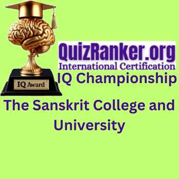 The Sanskrit College and University