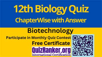 12th Biology Biotechnology Quiz