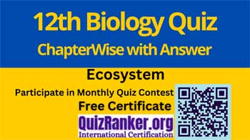 12th Biology Ecosystem Quiz