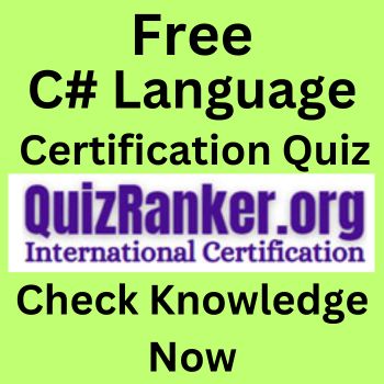 C# Quiz with Certificate