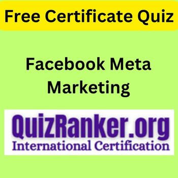 Facebook Meta Marketing Exam Quiz for certificate