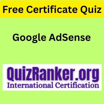Google AdSense Exam Quiz for certificate