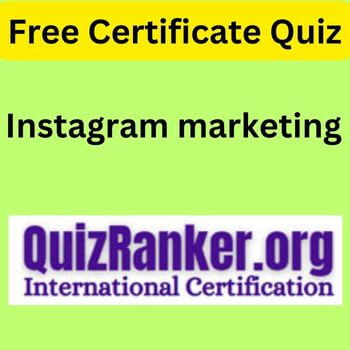 Instagram Marketing Exam Quiz